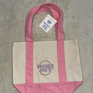 Pink and Cream Tote Bag